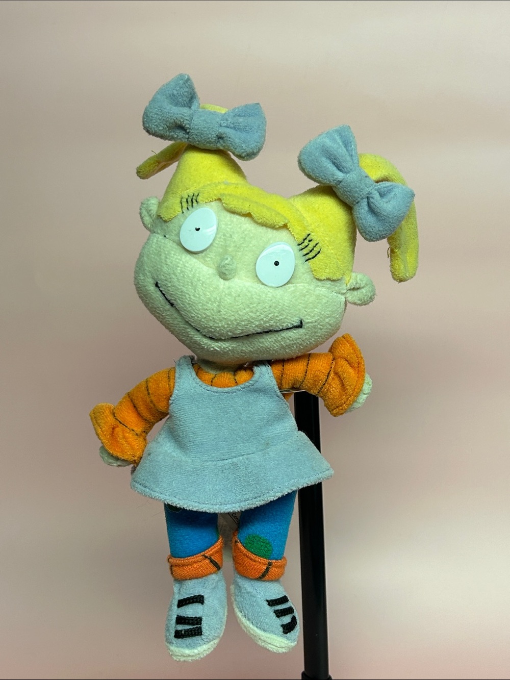 RUGRATS ANGELICA BLONDE CARTOON GIRL STUFFED ANIMAL PLUSH
